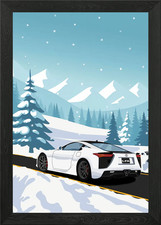 LFA in the mountains Framed