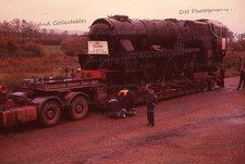 35mm Slide Steam Train SR No 34016 Bodmin Being Transported To Mid Hants Railway