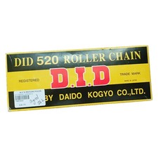 DID 520 (130 Links). Motorcycle Roller Drive Chain with Split Link