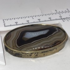 Antique victorian banded agate - banded,