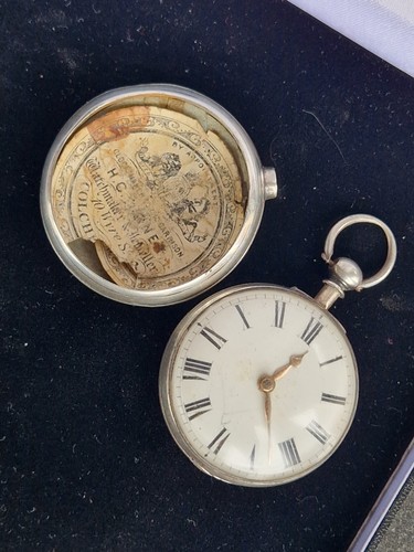 Sterling silver pair - silver, pair-cased