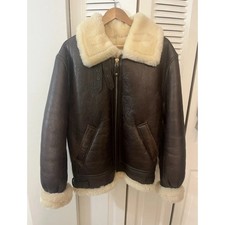 Schott B-3 Sheepskin Leather