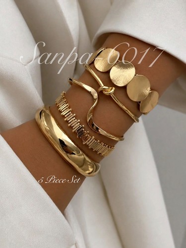 Piece bracelet set retro - 5,