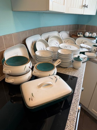Denby crockery green wheat - green,