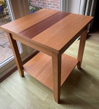 Lovely Solid Wood Side Table from Marks and Spencer M&S, with shelf. SO40 area.