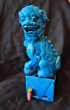 Chinese Turquoise Glazed Dog