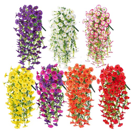 Artificial flowers hanging - 2x,