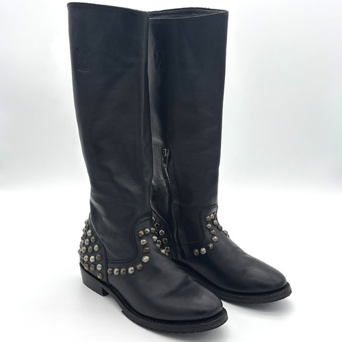 Ash black leather - black,