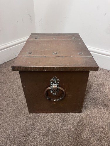 Antique copper log - (vintage),