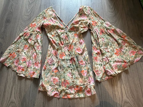 Floral mini dress - mini,