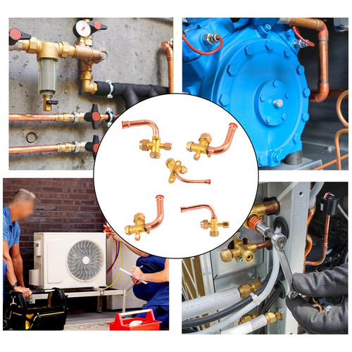 Brass three way valve for - three-way,