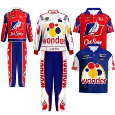 Movie Ricky Bobby Cosplay Costume Uniform Racing Wear Top Pants Mans Outfit 2025