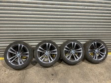 18" BMW 3 SERIES 4 SERIES M SPORT ALLOY WHEELS WITH TYRES F30 F31 F32 #8