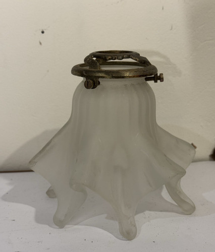 Antique glass lamp - lamp, (1)
