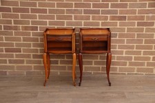 Pair of French Cherry Bedside