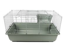Extra Large Rabbit Cage 120cm Small Pet Guinea Pig Indoor Silver Plastic Metal