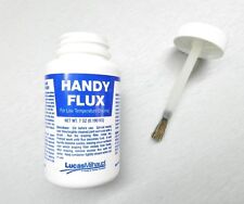 Handy Flux Paste 7 Oz Jar W/ Brush Cap - Silver Soldering Brazing Jewelry Making