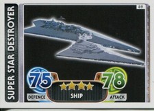 Star Wars Force Attax : Force Awakens Set 1 #89 Super Star Destroyer