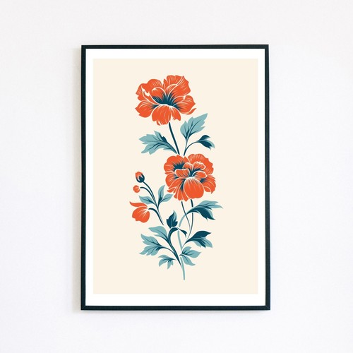 Flowers vintage poppy - flowers,