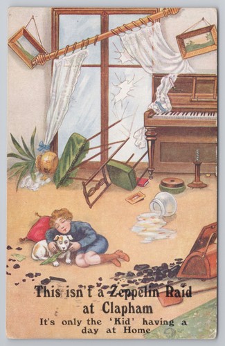 Ww1 postcard antique comic - postcard,
