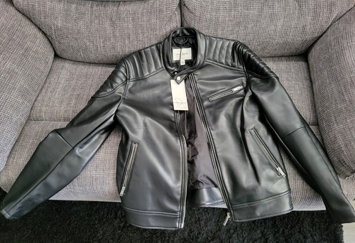 River island biker - style, faux