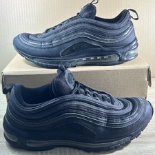 Nike Air Max 97 Triple Black  Trainers Uk Size 9 US Size 10 Lace-Up (2020)