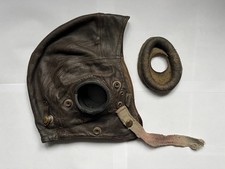 WW2 RAF FLYING HELMET TYPE C WWII LEATHER PILOT HAT FIGHTER BOMBER AIRCREW KIT