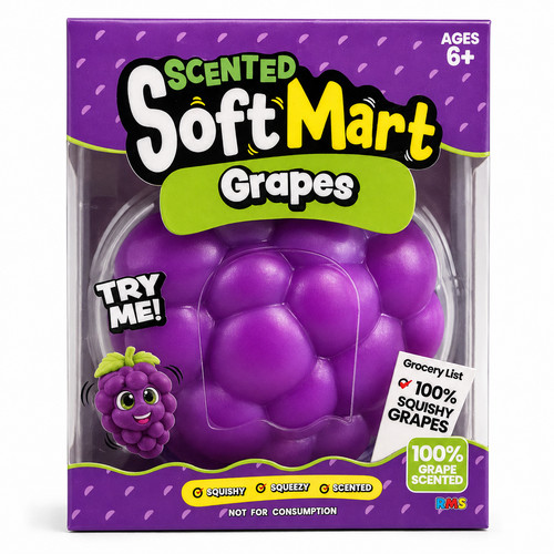 Softmart scented grape - scented, squishy