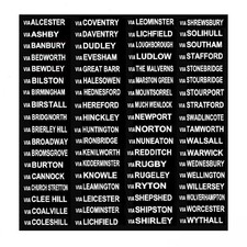 MODEL BUS WATERSLIDE TRANSFERS