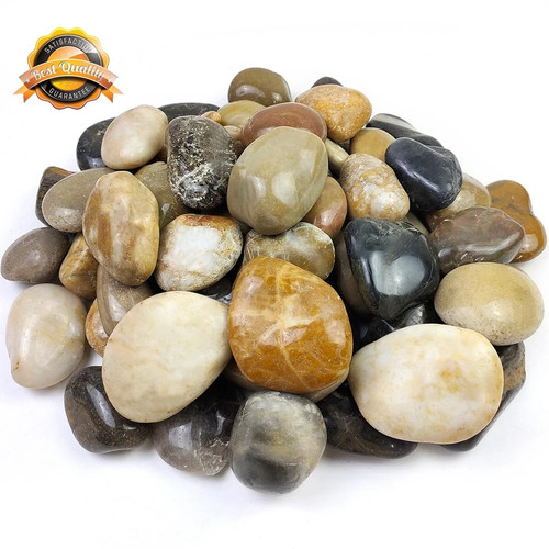 40lbs large river rocks - river,