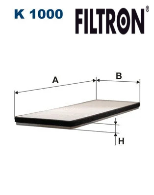 Filter interior air fits opel - filter, fits: