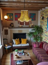 Gold Paisley Lampshades To