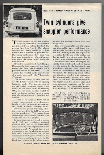 Bond minicar 250g estate twin - bond,