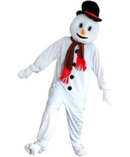ADULT SNOWMAN MASCOT COSTUME