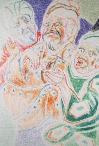 Original pastel drawing - original,