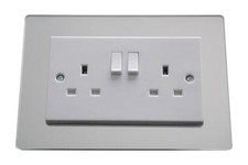 DOUBLE SOCKET FINGER PLATE