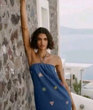 Zara Embroidered Denim