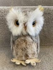 Vintage Steiff Wiggi Owl Soft Toy Bear Pal W/ Button & Label