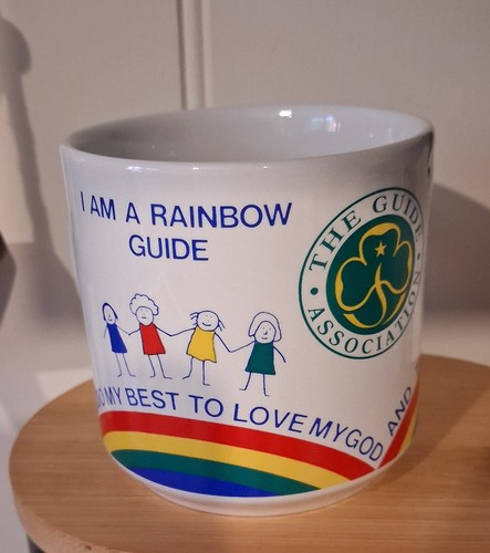 Vintage girl guides mug - girl,