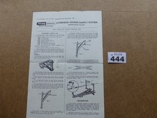 #444 Triang Hornby Overhead Power Supply System Catenary Instructions