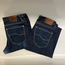 Lee 101B Vintage denim jeans dry raw selvege 32 30 - TWO PAIRS