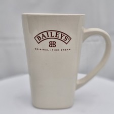 BAILEYS Mug Cream Red Logo Tall 13cm Hot Chocolate Irish Cream Liqueur Coffee