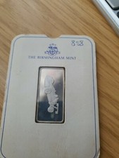 Silver Birmingham Mint Ingot