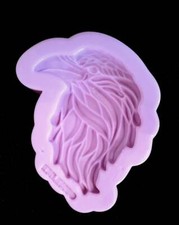 RAVEN HEAD SILICONE MOULD FOR RESIN, CLAY, CAKE TOPPERS, CHOCOLATE & MORE
