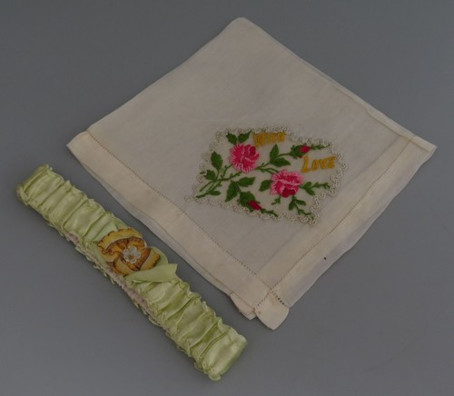 Delicate embroidered silk - delicate,