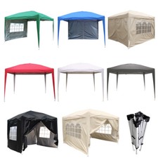 Pop Up Gazebo Top Cover Side Panels Outdoor Garden Marquee Canopy Party Tent