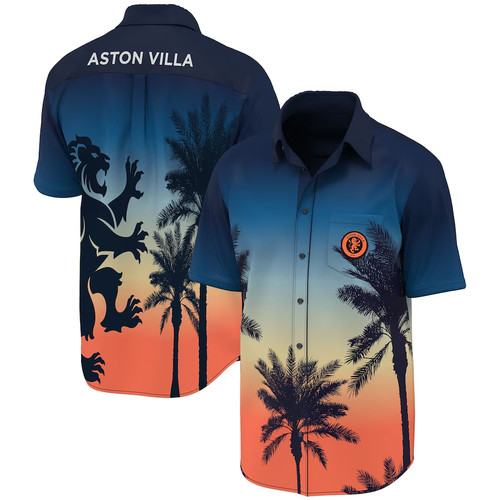 Aston villa hawaiian shirt - hawaiian,