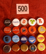 20 Job Lot Mixed Beer drinks Bottle Tops Crown Caps Belgian pub stella pils coke
