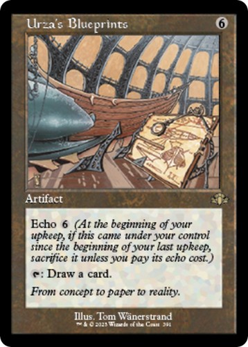 Magic urza blueprints retro - magic, (retro