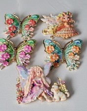 Lot Of 5 Contemporary Enamel